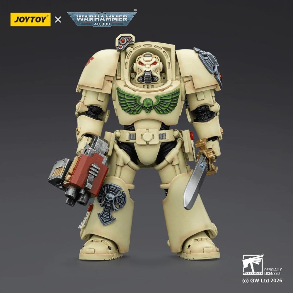 Warhammer 40,000 Actionfigur Dark Angels Deathwing Terminator 1 with Power Sword and Storm Bolter 14 cm Image 7