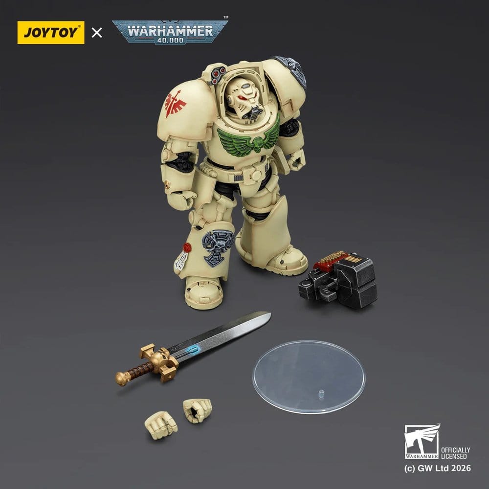 Warhammer 40,000 Actionfigur Dark Angels Deathwing Terminator 1 with Power Sword and Storm Bolter 14 cm Image 8