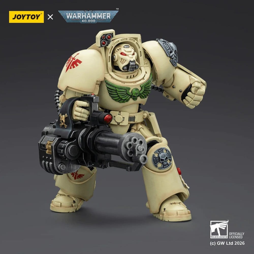 Warhammer 40,000 Actionfigur Dark Angels Deathwing Terminator 3 with Power Fist and Assault Cannon 14 cm Image 4