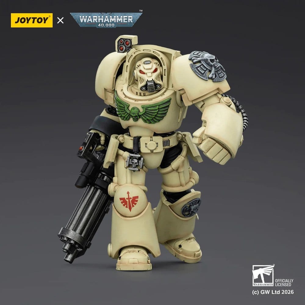 Warhammer 40,000 Actionfigur Dark Angels Deathwing Terminator 3 with Power Fist and Assault Cannon 14 cm Image 6