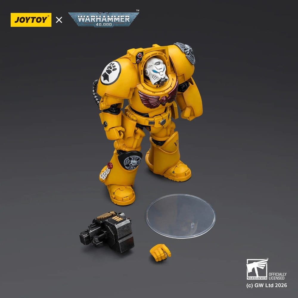 Warhammer 40,000 Actionfigur Imperial Fists Terminator 2 with Power Fist and Storm Bolter 14 cm Image 5