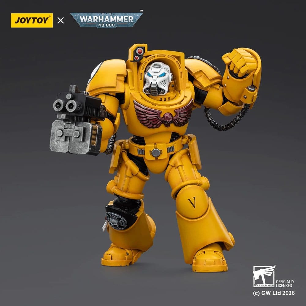 Warhammer 40,000 Actionfigur Imperial Fists Terminator 2 with Power Fist and Storm Bolter 14 cm Image 7
