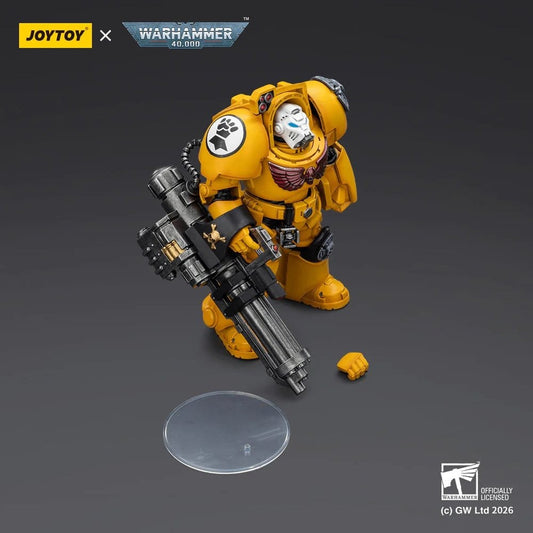 Warhammer 40,000 Actionfigur Imperial Fists Terminator 3 with Power Fist and Assault Cannon 14 cm Image 2