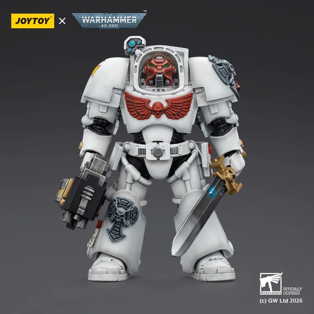 Warhammer 40,000 Actionfigur White Scars Terminator 1 with Power Sword and Storm Bolter 14 cm Image 3