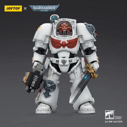 Warhammer 40,000 Actionfigur White Scars Terminator 1 with Power Sword and Storm Bolter 14 cm Image 3