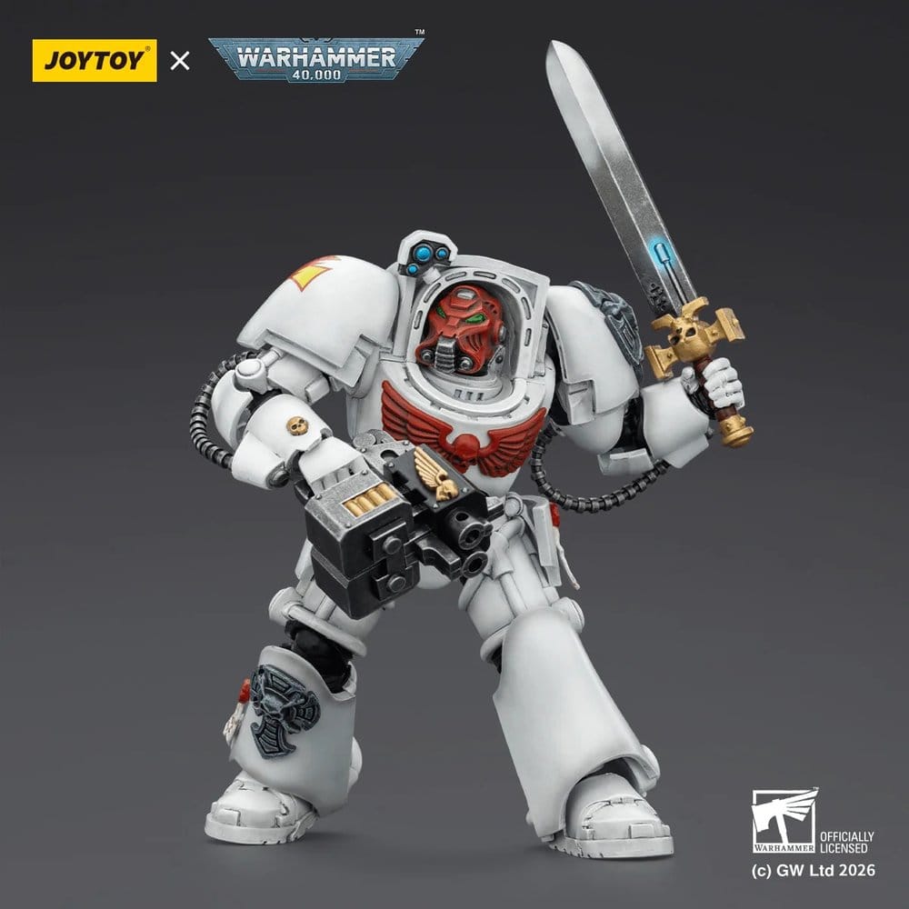 Warhammer 40,000 Actionfigur White Scars Terminator 1 with Power Sword and Storm Bolter 14 cm Image 4