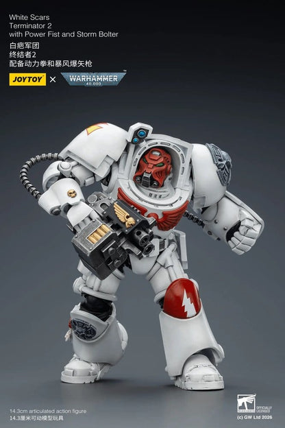 Warhammer 40,000 Actionfigur White Scars Terminator 2 with Power Fist and Storm Bolter 14 cm Image 4