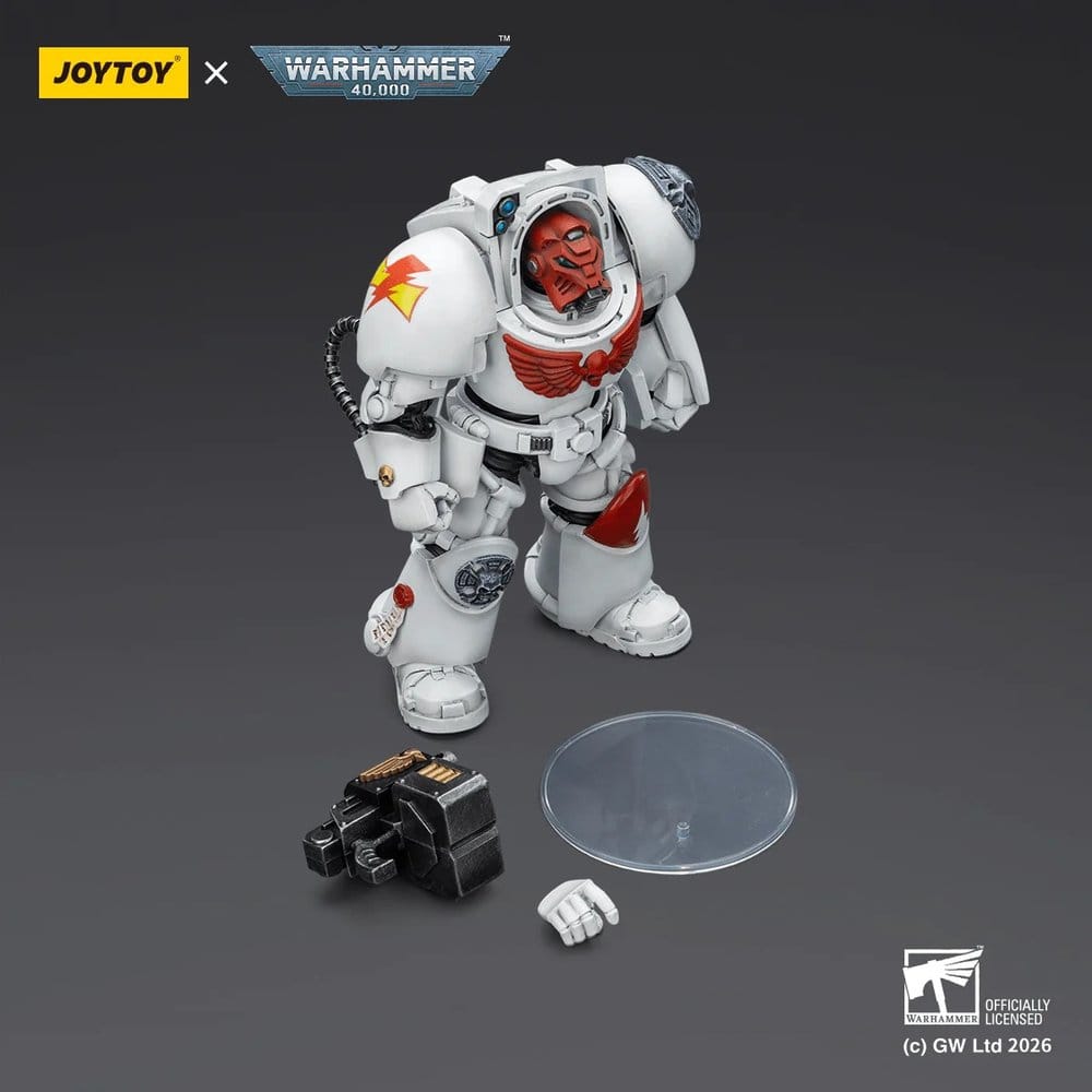 Warhammer 40,000 Actionfigur White Scars Terminator 2 with Power Fist and Storm Bolter 14 cm Image 6