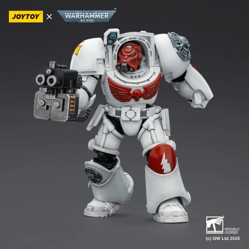 Warhammer 40,000 Actionfigur White Scars Terminator 2 with Power Fist and Storm Bolter 14 cm Image 7