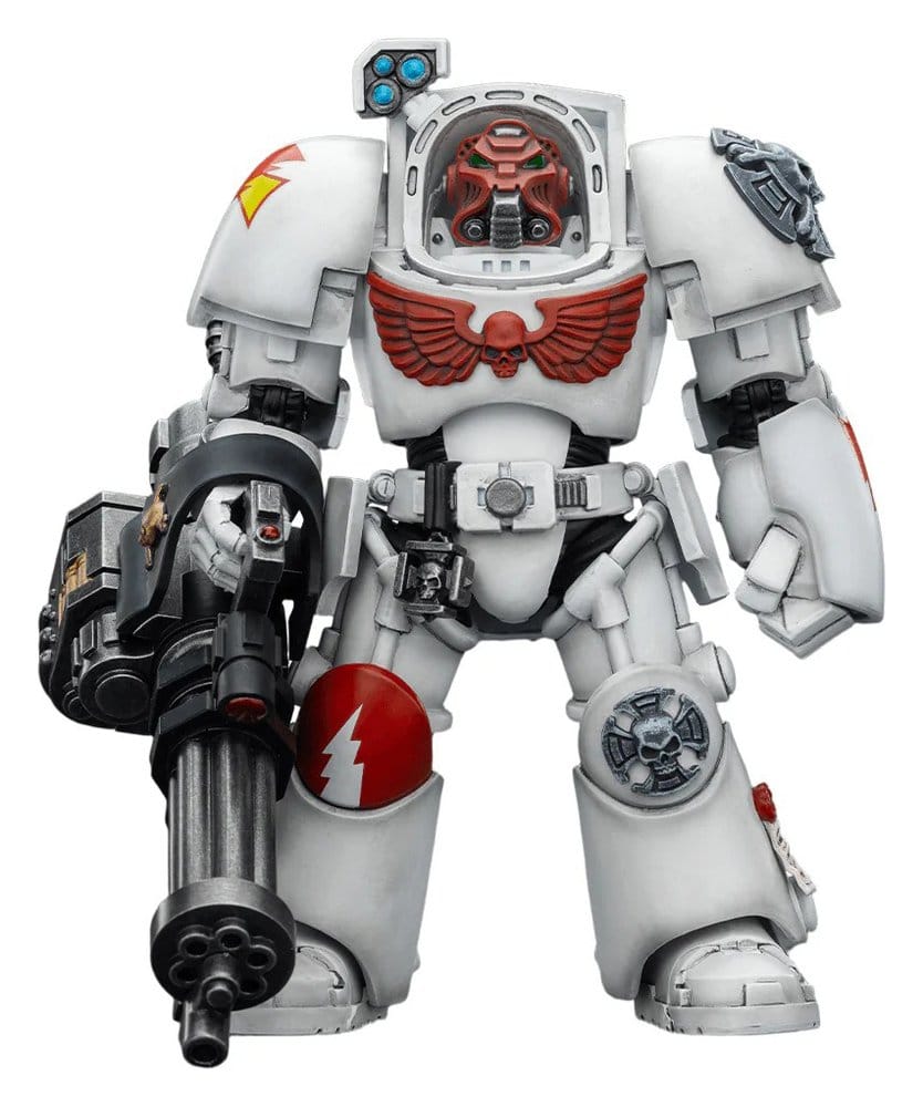 Warhammer 40,000 Actionfigur White Scars Terminator 3 with Power Fist and Assault Cannon 14 cm Image 1