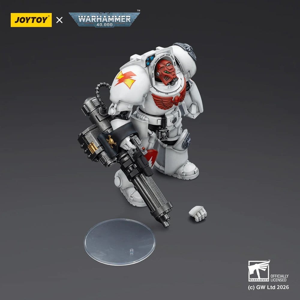 Warhammer 40,000 Actionfigur White Scars Terminator 3 with Power Fist and Assault Cannon 14 cm Image 3