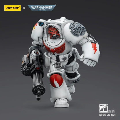 Warhammer 40,000 Actionfigur White Scars Terminator 3 with Power Fist and Assault Cannon 14 cm Image 5