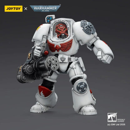 Warhammer 40,000 Actionfigur White Scars Terminator 3 with Power Fist and Assault Cannon 14 cm Image 6