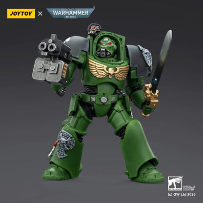 Warhammer 40,000 Actionfigur Salamanders Terminator 1 with Power Sword and Storm Bolter 14 cm Image 3