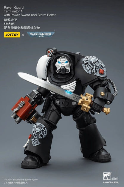 Warhammer 40,000 Actionfigur Raven Guard Terminator 1 with Power Sword and Storm Bolter 14 cm Image 2