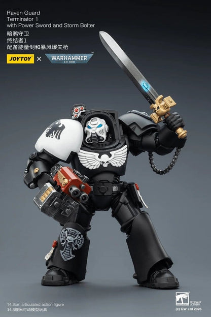 Warhammer 40,000 Actionfigur Raven Guard Terminator 1 with Power Sword and Storm Bolter 14 cm Image 6