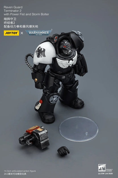 Warhammer 40,000 Actionfigur Raven Guard Terminator 2 with Power Fist and Storm Bolter 14 cm Image 7