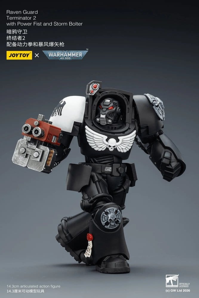 Warhammer 40,000 Actionfigur Raven Guard Terminator 2 with Power Fist and Storm Bolter 14 cm Image 8