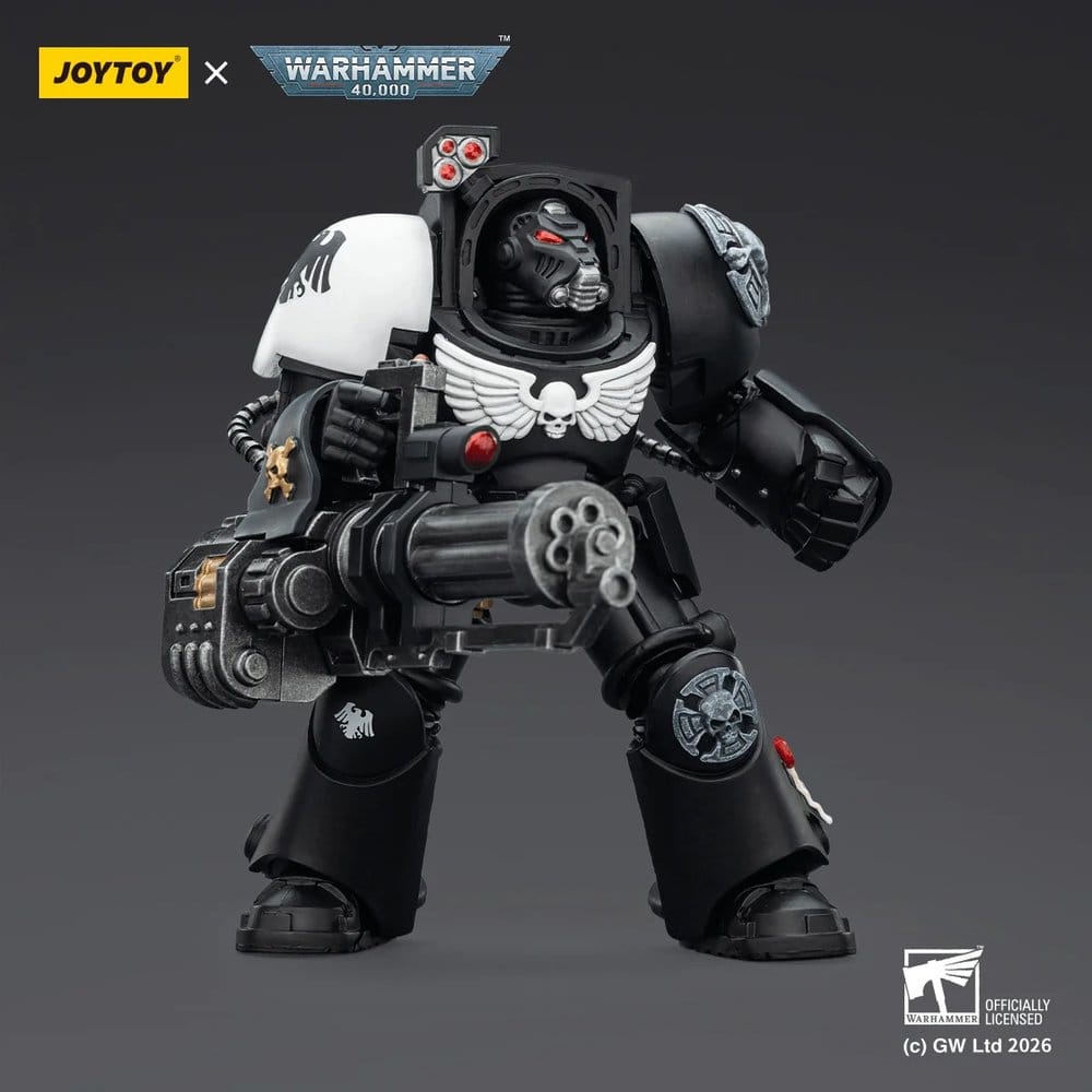 Warhammer 40,000 Actionfigur Raven Guard Terminator 3 with Power Fist and Assault Cannon 14 cm Image 4