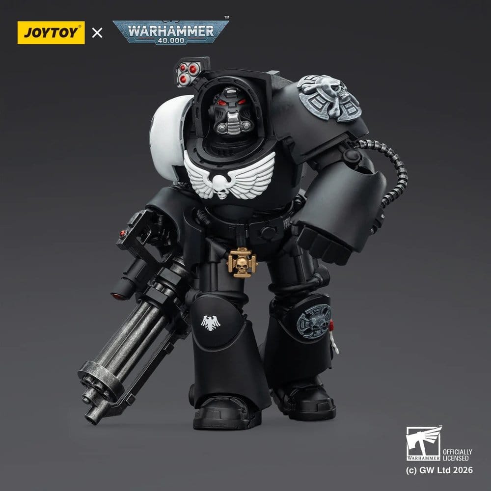 Warhammer 40,000 Actionfigur Raven Guard Terminator 3 with Power Fist and Assault Cannon 14 cm Image 5
