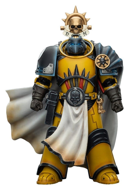 Warhammer Imperial Fists Actionfigur Librarian Consulwith Force Axe and Bolt Pistol 12 cm Image 1