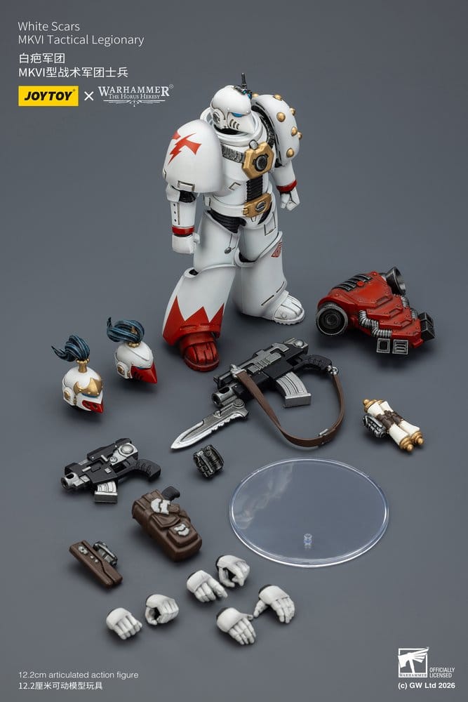 Warhammer The Horus Heresy Actionfigur White Scars MKVI Tactical Legionary 12 cm Image 12