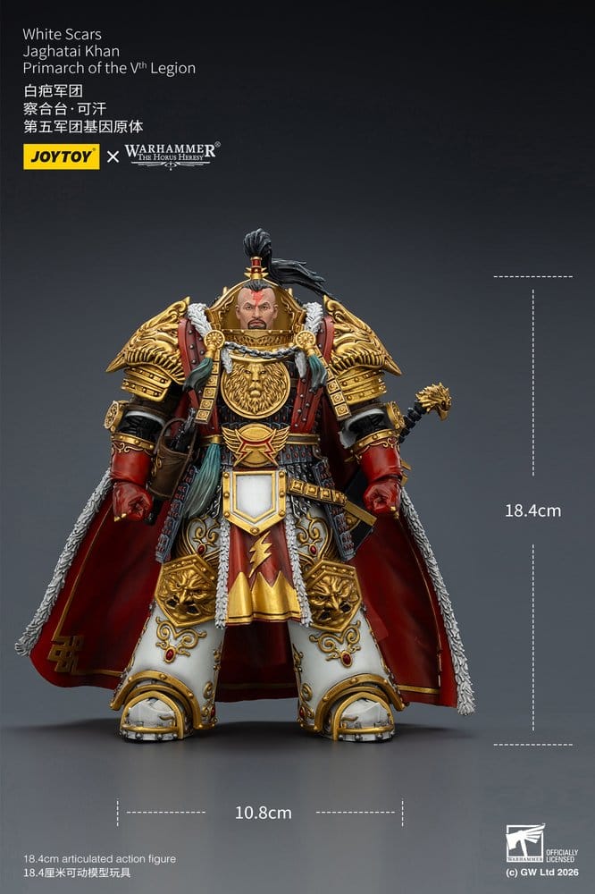 Warhammer The Horus Heresy Actionfigur White Scars Jaghatai Khan Primarch of the Vth Legion 19 cm Image 10