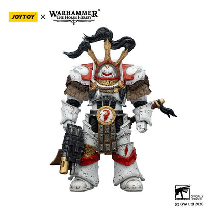 Warhammer 40,000 Actionfigur White Scars Legion Praetor in Cataphractii Terminator Armour with Cyber Hawk Chogorian sword and combi-melta 14 cm Image 1