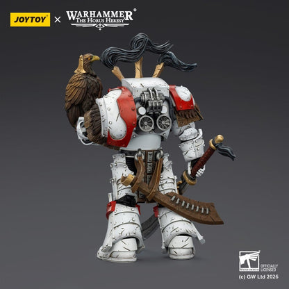Warhammer 40,000 Actionfigur White Scars Legion Praetor in Cataphractii Terminator Armour with Cyber Hawk Chogorian sword and combi-melta 14 cm Image 3