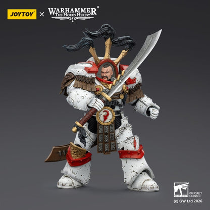 Warhammer 40,000 Actionfigur White Scars Legion Praetor in Cataphractii Terminator Armour with Cyber Hawk Chogorian sword and combi-melta 14 cm Image 5