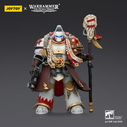 Warhammer 40,000 Actionfigur White Scars Stormseer Consulwith Force Staff and Bolt Pistol 12 cm Image 2
