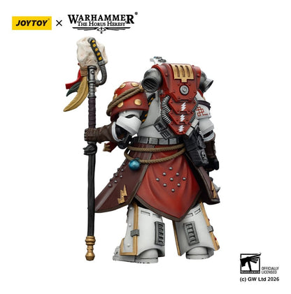 Warhammer 40,000 Actionfigur White Scars Stormseer Consulwith Force Staff and Bolt Pistol 12 cm Image 7