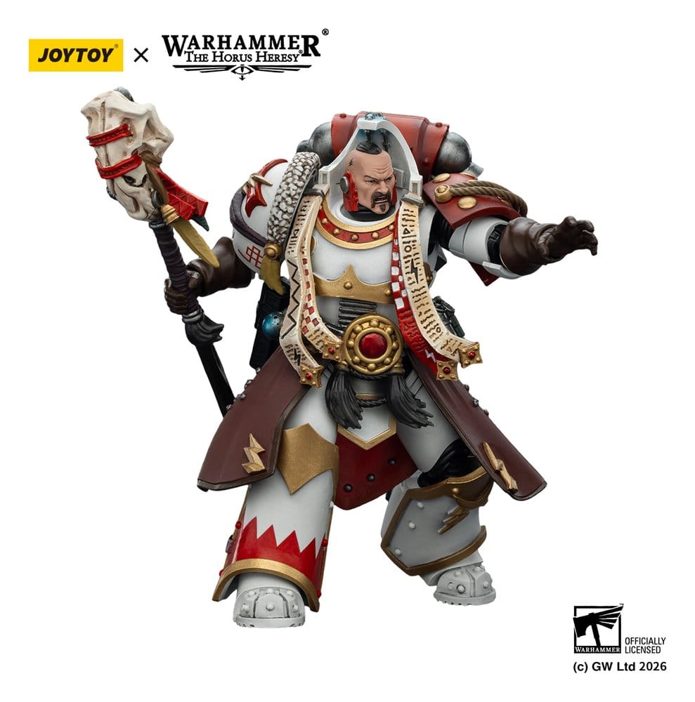 Warhammer 40,000 Actionfigur White Scars Stormseer Consulwith Force Staff and Bolt Pistol 12 cm Image 9