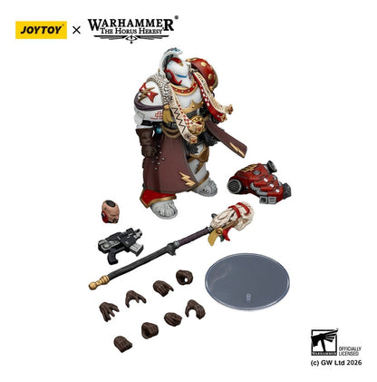 Warhammer 40,000 Actionfigur White Scars Stormseer Consulwith Force Staff and Bolt Pistol 12 cm Image 10