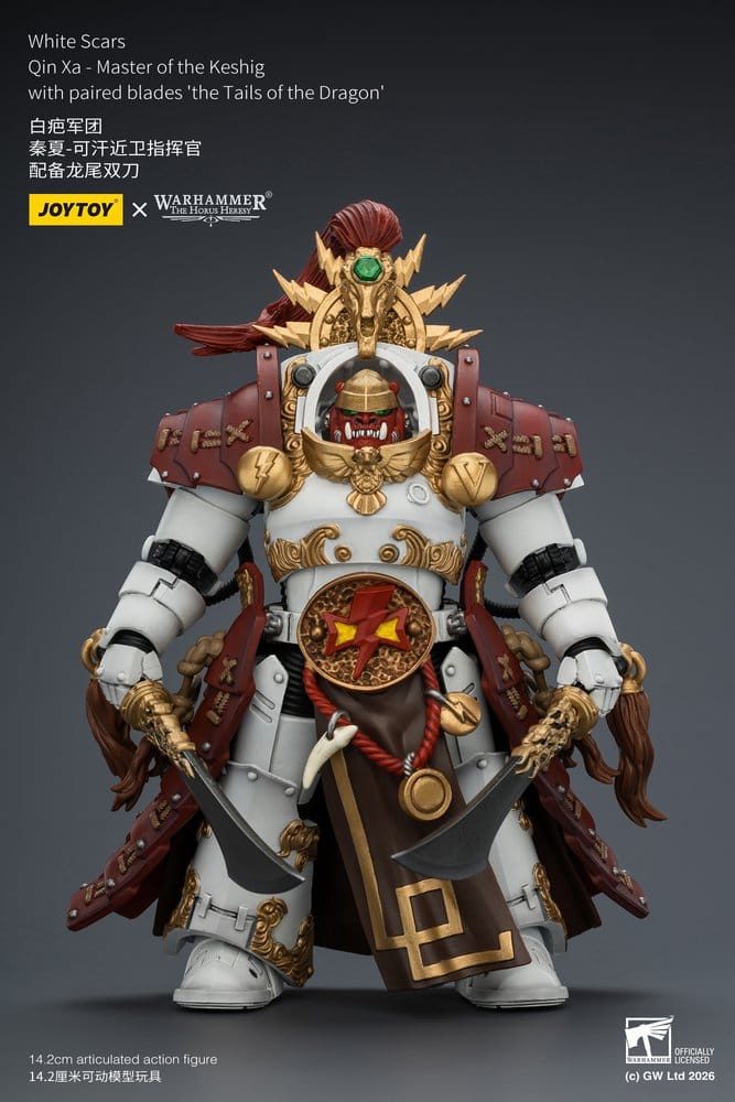 Warhammer The Horus Heresy Actionfigur White Scars Qin Xa - Master of the Keshig 14 cm Image 2