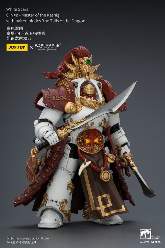 Warhammer The Horus Heresy Actionfigur White Scars Qin Xa - Master of the Keshig 14 cm Image 3
