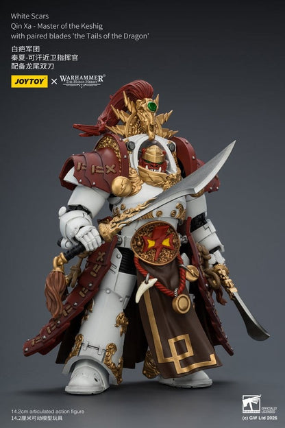Warhammer The Horus Heresy Actionfigur White Scars Qin Xa - Master of the Keshig 14 cm Image 3