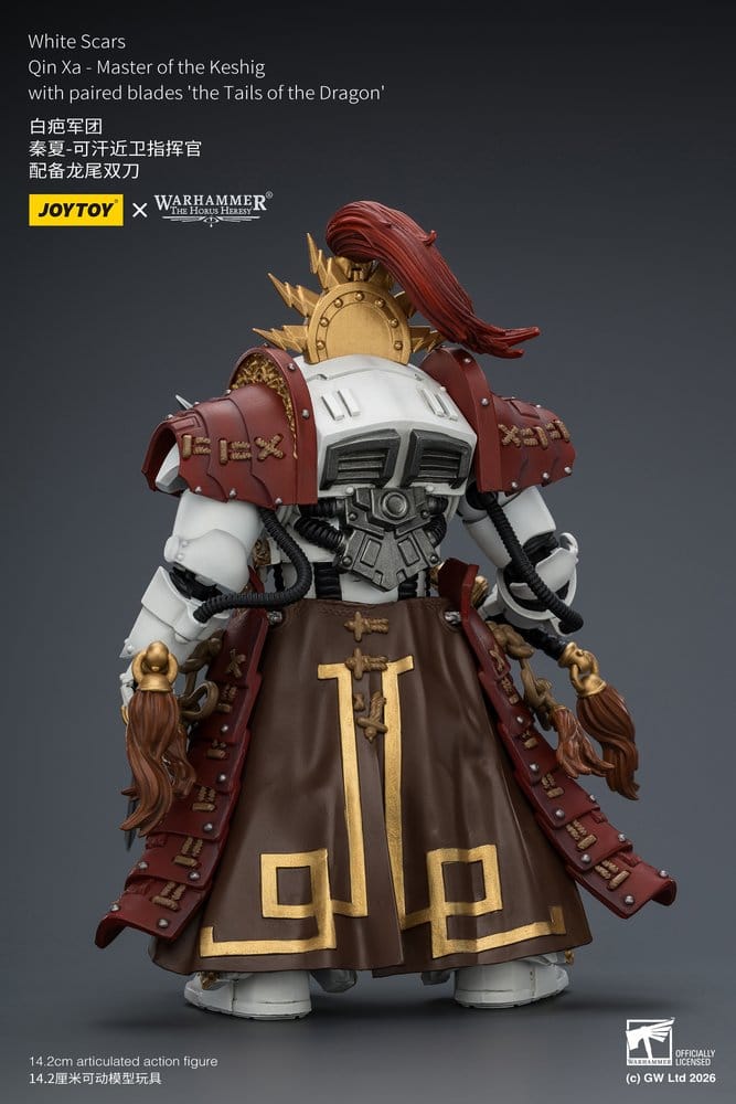 Warhammer The Horus Heresy Actionfigur White Scars Qin Xa - Master of the Keshig 14 cm Image 4