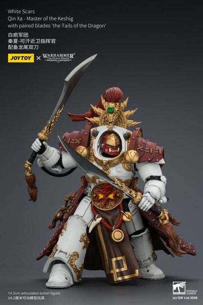 Warhammer The Horus Heresy Actionfigur White Scars Qin Xa - Master of the Keshig 14 cm Image 5