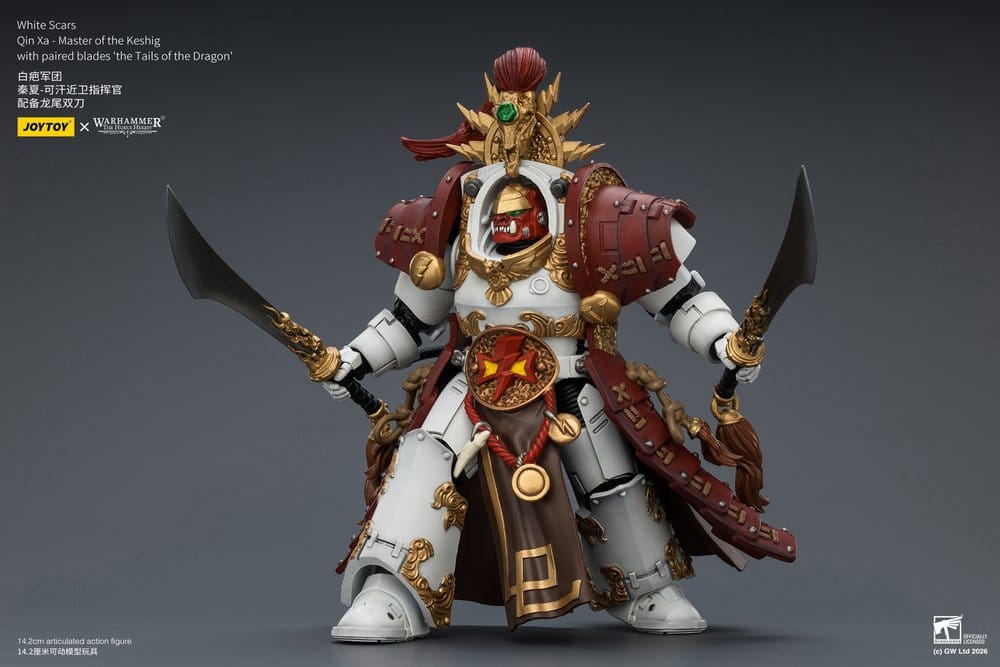 Warhammer The Horus Heresy Actionfigur White Scars Qin Xa - Master of the Keshig 14 cm Image 6