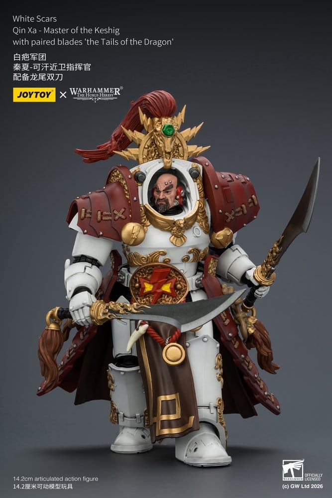 Warhammer The Horus Heresy Actionfigur White Scars Qin Xa - Master of the Keshig 14 cm Image 8
