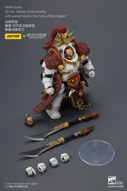 Warhammer The Horus Heresy Actionfigur White Scars Qin Xa - Master of the Keshig 14 cm Image 10