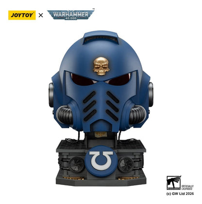 Warhammer 40,000 Captain MkX Helmet & Display Stand Ultramarines 44 cm Image 1