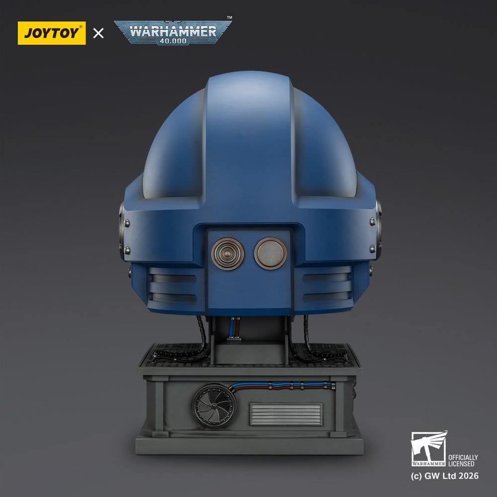 Warhammer 40,000 Captain MkX Helmet & Display Stand Ultramarines 44 cm Image 3