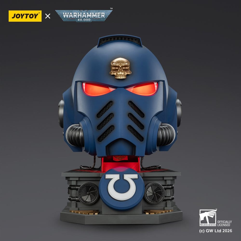 Warhammer 40,000 Captain MkX Helmet & Display Stand Ultramarines 44 cm Image 6