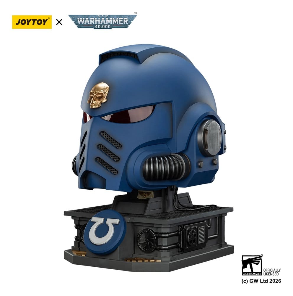 Warhammer 40,000 Captain MkX Helmet & Display Stand Ultramarines 44 cm Image 8