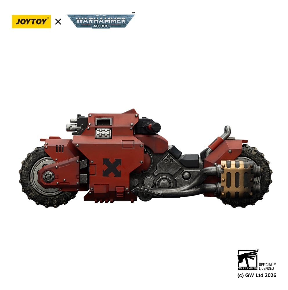 Warhammer 40,000 Raider-pattern Combat Bike Blood Angels with twin-linked bolt rifles 22 cm Image 1