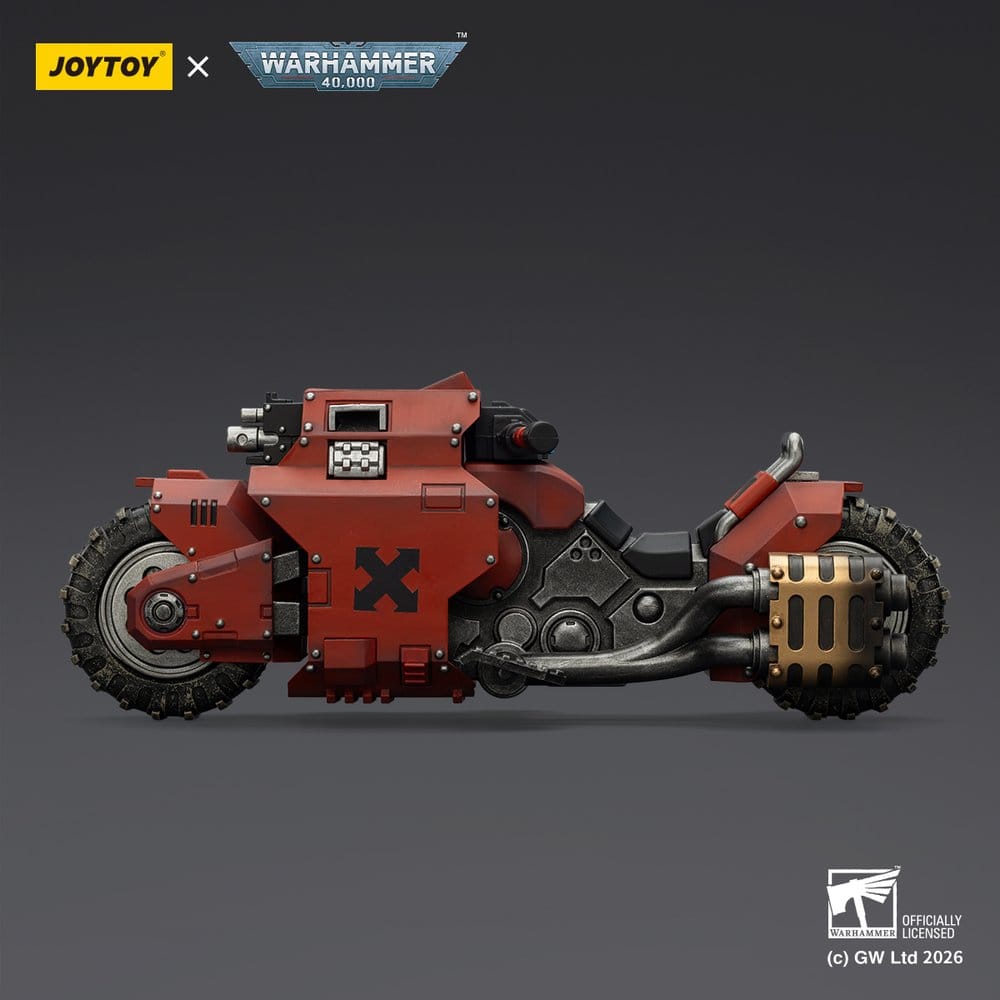 Warhammer 40,000 Raider-pattern Combat Bike Blood Angels with twin-linked bolt rifles 22 cm Image 4