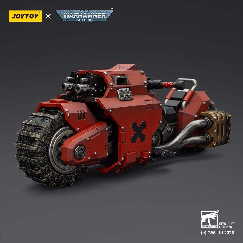 Warhammer 40,000 Raider-pattern Combat Bike Blood Angels with twin-linked bolt rifles 22 cm Image 5