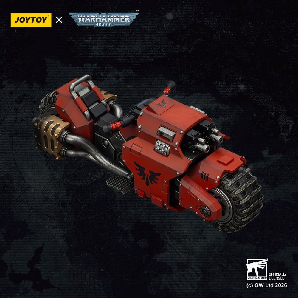 Warhammer 40,000 Raider-pattern Combat Bike Blood Angels with twin-linked bolt rifles 22 cm Image 11